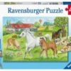 Ravensburger 2er Set Puzzle, Je 24 Teile, 26x18 Cm, Auf Dem Pferdehof