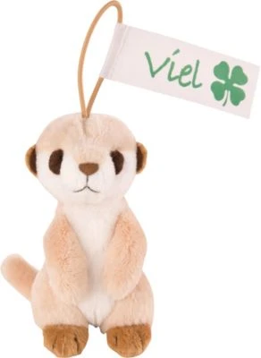 Anhänger Erdmännchen Mit Kleeblatt-print Mit Loop 11cm (42780) 1 Anhänger Erdmännchen Mit Kleeblatt-print Mit Loop 11cm (42780)