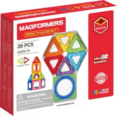 Magformers Basic Plus 26 Set 1 Magformers Basic Plus 26 Set