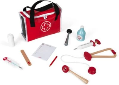 Janod Doktortasche (inkl. 10 Teile Zubehör) 2 Janod Doktortasche (inkl. 10 Teile Zubehör) – Bild 2