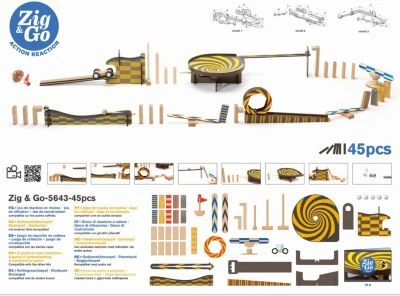 DJECO Zig & Go 5643- 45Teile 3 DJECO Zig & Go 5643- 45Teile – Bild 3