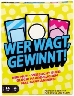 Mattel Games Wer Wagt, Gewinnt, Kartenspiel, Gesellschaftsspiel, Familienspiel