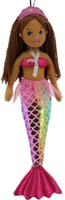 Sweety-Toys Sweety Toys 11919 Stoffpuppe Meerjungfrau Plüschtier Prinzessin 45 Cm Regenbogenfarben