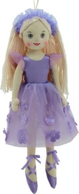 Sweety-Toys Sweety Toys 11872 Stoffpuppe Ballerina Plüschtier Prinzessin 50 Cm Lila