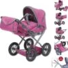 KNORRTOYS.COM Kombi-Puppenwagen Ruby - Berry