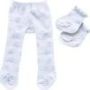 Heless Puppen-Strumpfhose Mit Söckchen Eiskristalle, Gr. 35-45 Cm