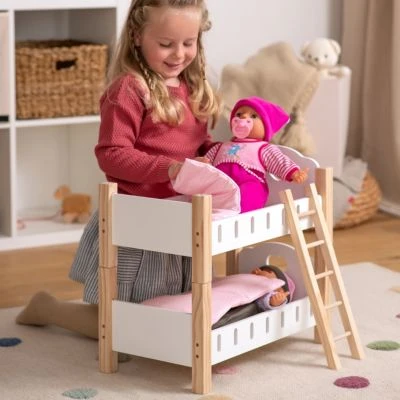 MyToys ORIGINALS Holz Puppenetagenbett 2 MyToys ORIGINALS Holz Puppenetagenbett – Bild 2