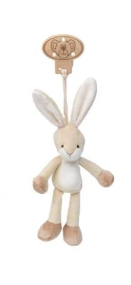 Teddykompaniet Diinglisar Kinderwagenanhänger Hase 16 Cm [beige] Plüschanhänger