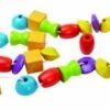 PLANTOYS Geschicklichkeitsspiel Holzperlen Fädeln Geschicklichkeitsspiele