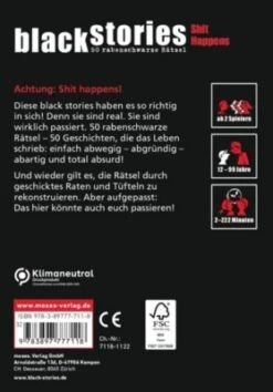 Moses. Verlag Black Stories, Shit Happens Edition (Spiel) 11 Moses. Verlag Black Stories, Shit Happens Edition (Spiel) -Spielzeugladen 16095965 06