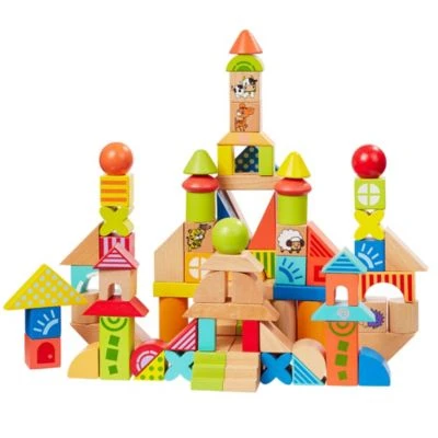 Howa Holzbausteine 100 Tlg. 2 Howa Holzbausteine 100 Tlg. – Bild 2