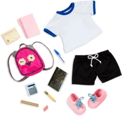 Our Generation Deluxe Puppe Hally 46 Cm In Schuluniform 2 Our Generation Deluxe Puppe Hally 46 Cm In Schuluniform – Bild 2