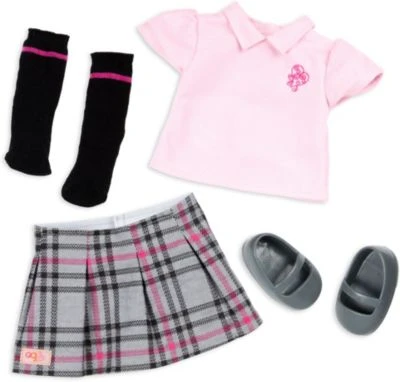 Our Generation Deluxe Puppe Hally 46 Cm In Schuluniform 3 Our Generation Deluxe Puppe Hally 46 Cm In Schuluniform – Bild 3