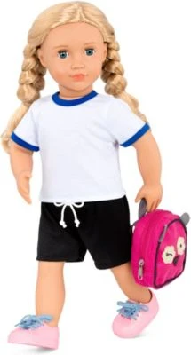 Our Generation Deluxe Puppe Hally 46 Cm In Schuluniform 4 Our Generation Deluxe Puppe Hally 46 Cm In Schuluniform – Bild 4