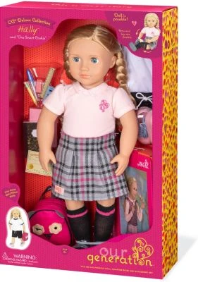 Our Generation Deluxe Puppe Hally 46 Cm In Schuluniform 6 Our Generation Deluxe Puppe Hally 46 Cm In Schuluniform – Bild 6