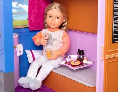 Our Generation Schalfanzug Mit Einhorn Für 46cm Puppen 3 Our Generation Schalfanzug Mit Einhorn Für 46cm Puppen – Bild 3