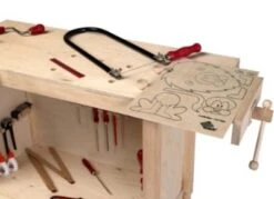 Pebaro Kinderwerkbank Aus Holz, Höhenverstellbar 7 Pebaro Kinderwerkbank Aus Holz, Höhenverstellbar -Spielzeugladen 1643918 03