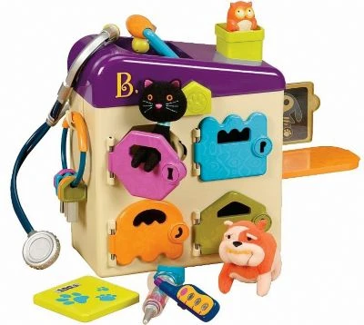 B. Toys B.Toys Tierarztkoffer Mit Stofftieren Und Zubehör, 8tlg. Set 1 B. Toys B.Toys Tierarztkoffer Mit Stofftieren Und Zubehör, 8tlg. Set