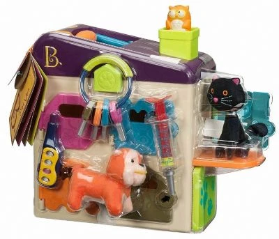B. Toys B.Toys Tierarztkoffer Mit Stofftieren Und Zubehör, 8tlg. Set 2 B. Toys B.Toys Tierarztkoffer Mit Stofftieren Und Zubehör, 8tlg. Set – Bild 2