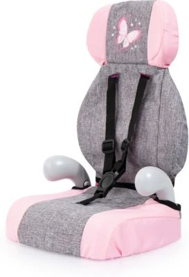 BAYER Puppen-Autositz Deluxe, Grau 1 BAYER Puppen-Autositz Deluxe, Grau