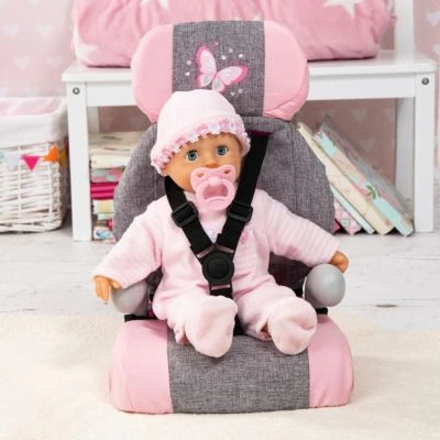 BAYER Puppen-Autositz Deluxe, Grau 5 BAYER Puppen-Autositz Deluxe, Grau – Bild 5