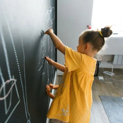 Relaxdays 4 X Tafelfolie Selbstklebend Schwarz 5 Relaxdays 4 X Tafelfolie Selbstklebend Schwarz – Bild 5