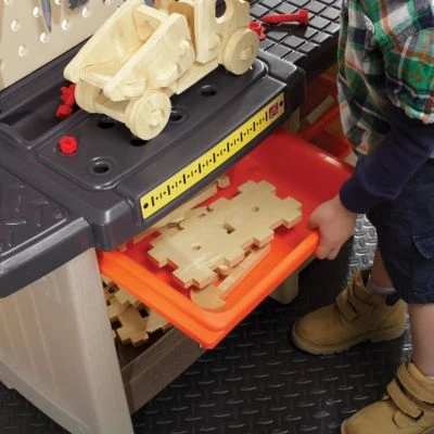 STEP2 Handyman Workbench Orange 6 STEP2 Handyman Workbench Orange – Bild 6