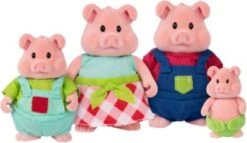 Li'l Woodzeez Schweinchen Familie