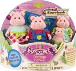Li'l Woodzeez Schweinchen Familie -Spielzeugladen 17477108 05