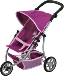 KNORRTOYS.COM Puppenwagen Jogger Lio - UMA Einhorn, Rot