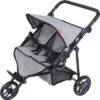 KNORRTOYS.COM Zwillingspuppenwagen Duo - Jeans Grey