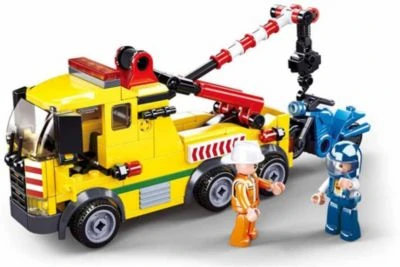 Sluban Abschleppwagen Mit Kran (205 Teile) 1 Sluban Abschleppwagen Mit Kran (205 Teile)