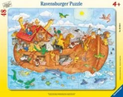 Ravensburger Rahmen-Puzzle, 48 Teile, 32,5x24,5 Cm, Die Große Arche Noah