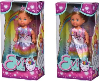 Simba Evi LOVE Unicorn Fairy, 2-fach Sortiert 1 Simba Evi LOVE Unicorn Fairy, 2-fach Sortiert