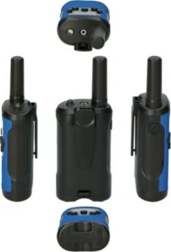 Alecto FR-115 - Set Von Zwei Walkie Talkies - Reichweite Von Bis Zu 5 Kilometern, Blau/schwarz -Spielzeugladen 18773192 04