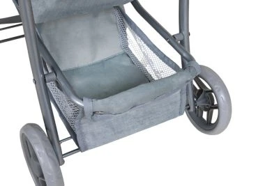 KNORRTOYS.COM Puppenbuggy Liba - Flying Hearts Blue Pink 4 KNORRTOYS.COM Puppenbuggy Liba - Flying Hearts Blue Pink – Bild 4