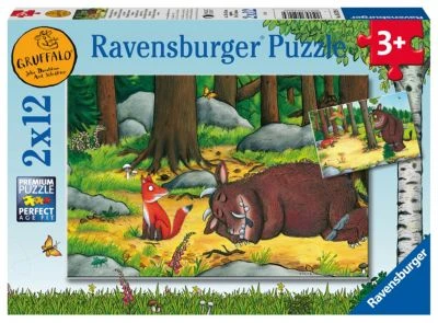 Ravensburger Puzzle 2 X 12 Teile Grüffelo Und Die Tiere Des Waldes 1 Ravensburger Puzzle 2 X 12 Teile Grüffelo Und Die Tiere Des Waldes