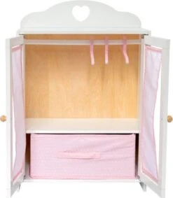 MyToys ORIGINALS Puppenschrank Rosa, 5 Tlg. -Spielzeugladen 19919033 06