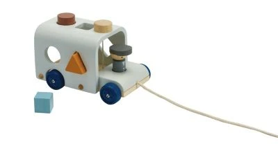 PLANTOYS Steckspielzeug Sortierbus Orchard Lernspiele 3 PLANTOYS Steckspielzeug Sortierbus Orchard Lernspiele – Bild 3