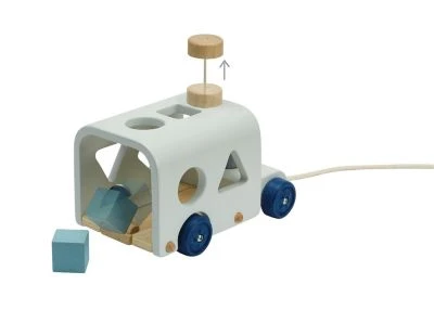 PLANTOYS Steckspielzeug Sortierbus Orchard Lernspiele 4 PLANTOYS Steckspielzeug Sortierbus Orchard Lernspiele – Bild 4