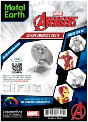 Metal Earth: Marvel Avenger Captain America Shield 3 Metal Earth: Marvel Avenger Captain America Shield – Bild 3