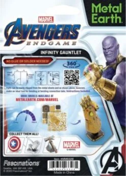Metal Earth: Marvel Avengers Infinity Gauntlet -Spielzeugladen 20016818 03