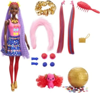 Barbie Color Reveal Hair Feature Spielset - Bows 1 Barbie Color Reveal Hair Feature Spielset - Bows