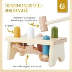 Bieco Klopfbank Buntes Holz Hammerspiel Baby Klopfer Hammer Spielzeug Ab 1 Jahr Werkbänke 8 Bieco Klopfbank Buntes Holz Hammerspiel Baby Klopfer Hammer Spielzeug Ab 1 Jahr Werkbänke -Spielzeugladen 20494148 03