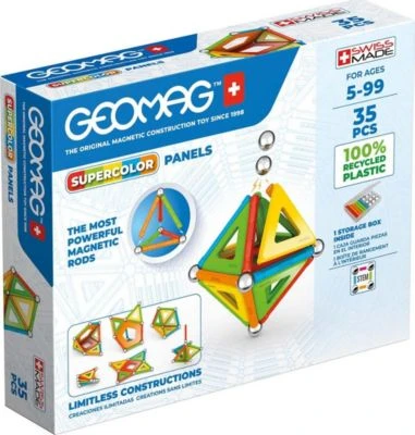 Geomag Supercolor Panels Recycled 35 Teile 1 Geomag Supercolor Panels Recycled 35 Teile