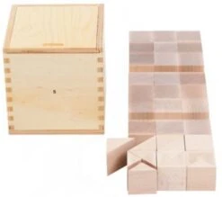 SINA®SPIELZEUG Holzspielzeug Fröbelgaben 5 Für Kinderkrippe