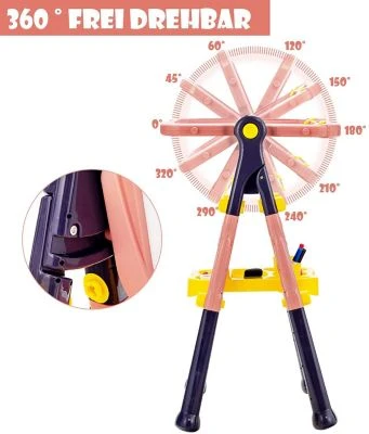 COSTWAY® Kindertafel Staffelei Standtafel Höhenverstellbar 6 COSTWAY® Kindertafel Staffelei Standtafel Höhenverstellbar – Bild 6