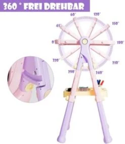 COSTWAY® Kindertafel Staffelei Standtafel Höhenverstellbar 11 COSTWAY® Kindertafel Staffelei Standtafel Höhenverstellbar -Spielzeugladen 21652733 06