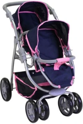 KNORRTOYS.COM Zwillingspuppenwagen Milo - "Magic Unicorn" 2 KNORRTOYS.COM Zwillingspuppenwagen Milo - "Magic Unicorn" – Bild 2