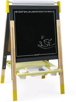 Janod Magnet- Und Kreidetafel Mit Zubehör, Gelb/grau 10 Janod Magnet- Und Kreidetafel Mit Zubehör, Gelb/grau -Spielzeugladen 21706406 05